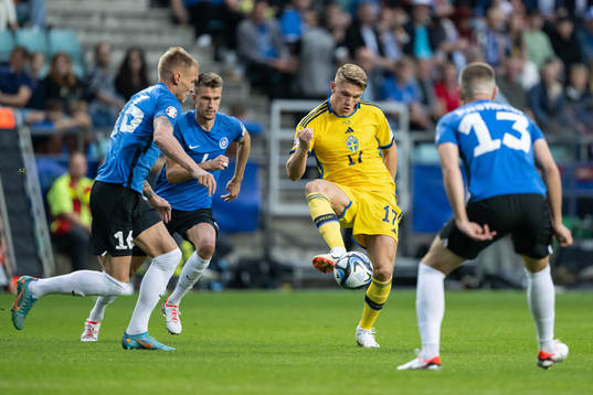 Joonas Tamm and Mattias Käit of Estonia against Viktor