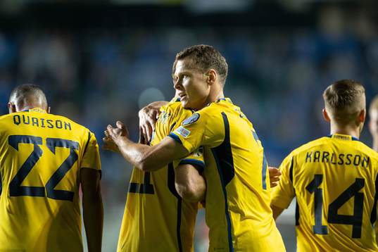 Viktor Claesson of Sweden celebrates