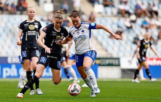 IK Uppsalas Julia Ragnarsson och IFK Norrköpings Lovisa