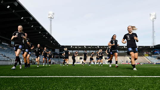 Uppsalas spelare värmer upp