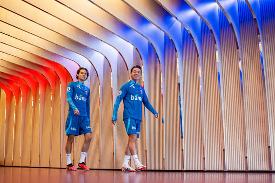 Markus Solbakken and Patrick Berg of the Norwegian national