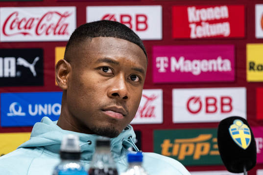 David Alaba of the Austrian national football team