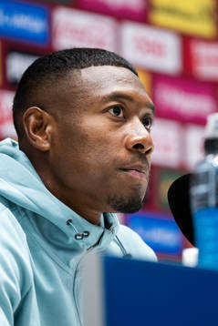 David Alaba of the Austrian national football team