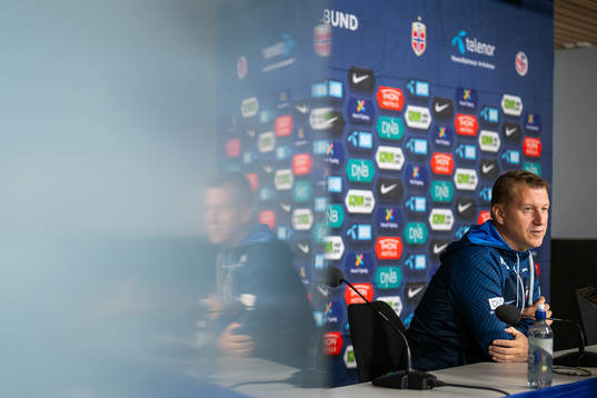 Leif Gunnar Smerud, interim head coach of the Norwegian