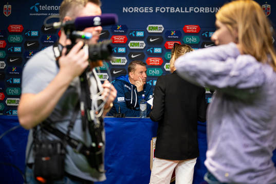 Leif Gunnar Smerud, interim head coach of the Norwegian