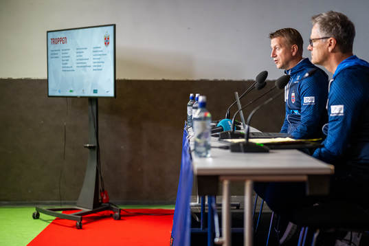 Leif Gunnar Smerud, interim head coach of the Norwegian
