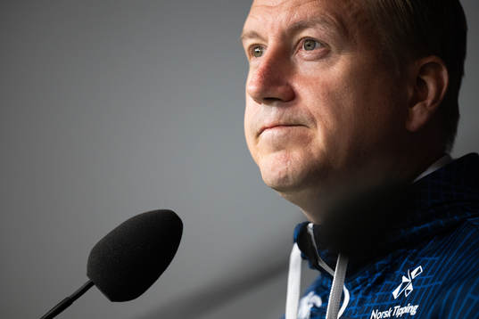 Leif Gunnar Smerud, interim head coach of the Norwegian