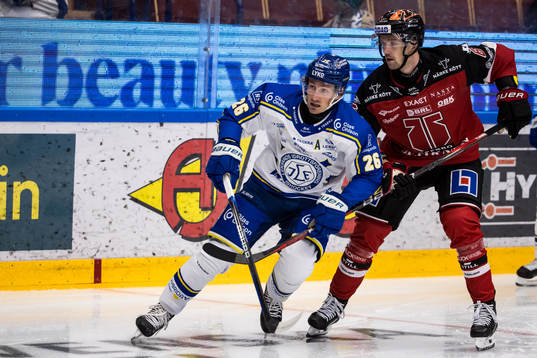 Leksands Patrik Noren och Örebros Filip Berglund