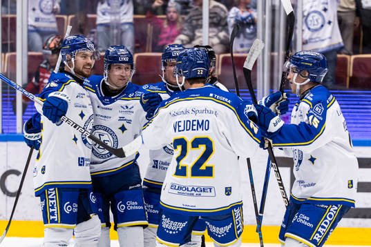 Leksands Lucas Elvenes, Olle Alsing och Patrik Zackrisson