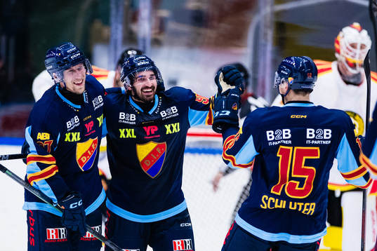 Djurgårdens John Norman, Kevin Karlsson och Fredrik