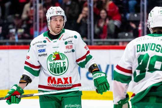 Rögles Linus Sandin deppar