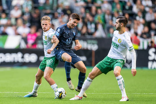 Hammarbys Fredrik Hammar och Adi Nalic