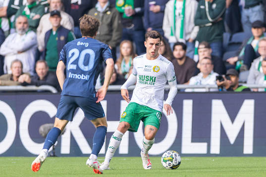 Hammarbys Marc Llinares Barragan jublar