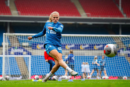 Emilie Nautnes of the Norwegian women's national football