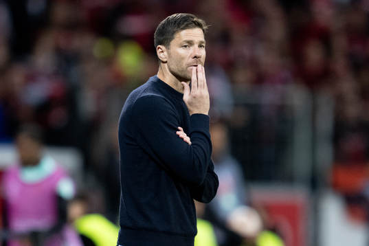 Head coach Xabi Alonso of Bayer Leverkusen