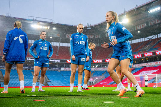 Emilie Nautnes of the Norwegian women's national football