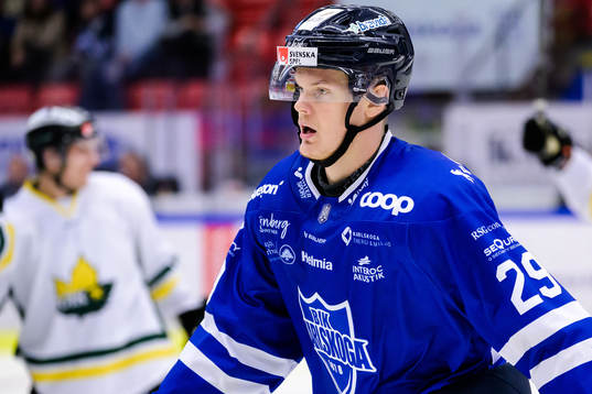 under ishockeymatchen i Hockeyallsvenskan mellan Karlskoga