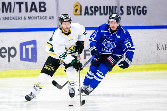 Östersunds Anton Öhman och Karlskogas Hampus Plato