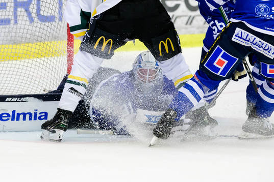 Karlskogas målvakt Marcus Hellgren Smed