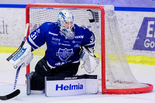 Karlskogas målvakt Marcus Hellgren Smed