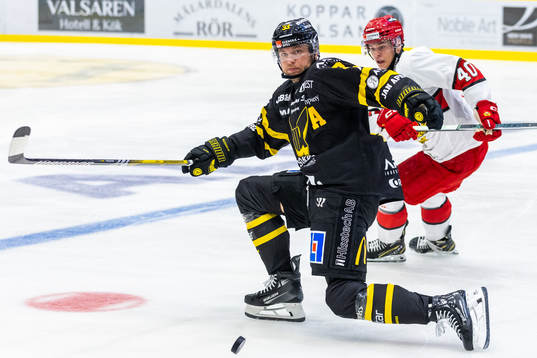 Västerås Oliver Bohm och Almtunas Valdemar Johansson