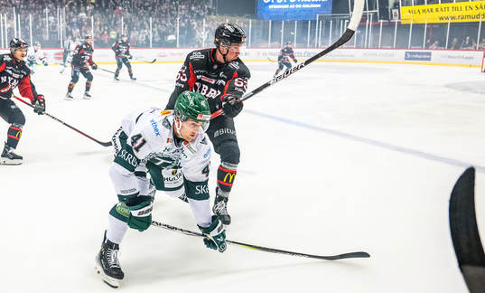 Tingsryds Melker Eriksson och Nybros Jesper Mångs