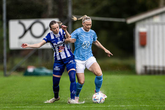 Örbys Hanna Gunnarsson och Malmö FFs Madeleine Hejde