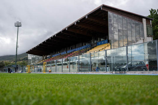General view of the stands at Stadio Teofilo Patini