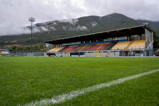 General view of the stands at Stadio Teofilo Patini
