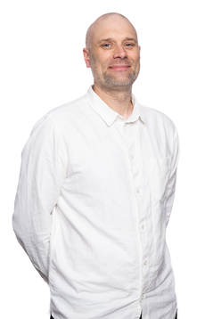Niclas Janson, affärsutvecklingschef, poserar för porträtt
