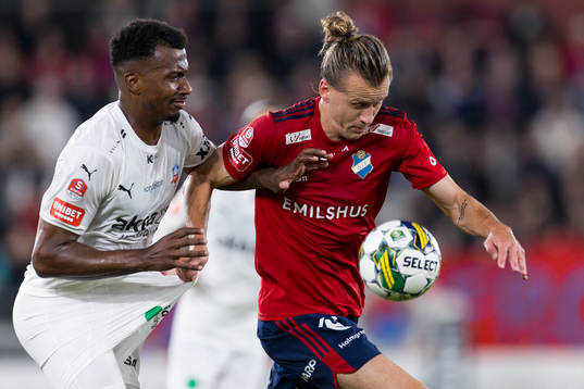 Helsingborgs Bernardo Vilar Estevao Jeronimo och Östers