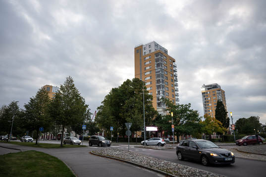 Exteriör vy över Tunavallen