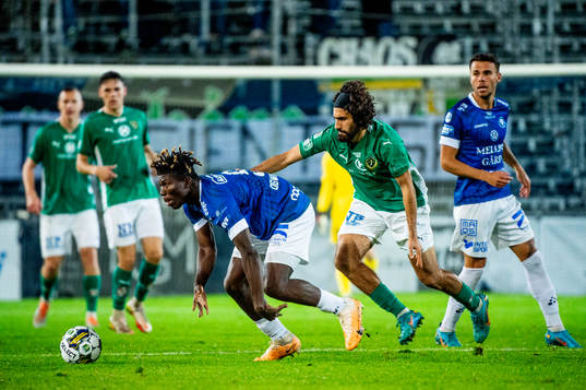 Trelleborgs Abel Ogwuche mot Jönköpings Södras Hady