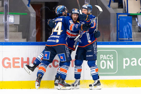 Växjös Eric Martinsson, Kalle Kossila och Marcus