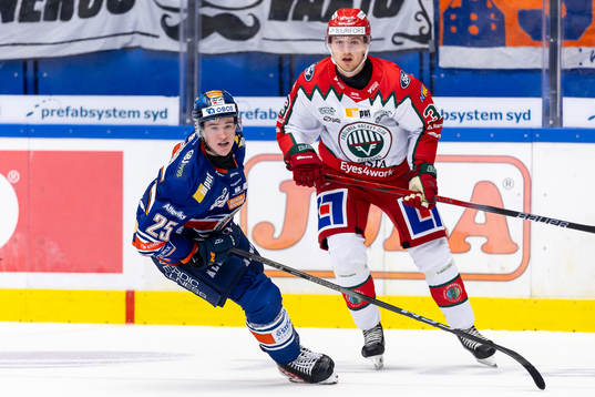 Växjös Filip Eriksson och Frölundas Linus Högberg