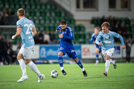 GIF Sundsvalls Elias Durmaz mot Gefles Martin Rauschenberg