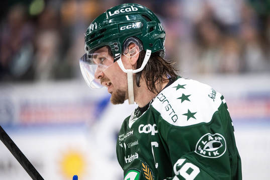 Färjestads Linus Johansson deppar