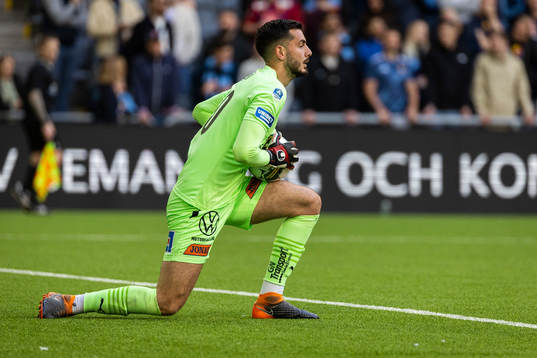 Halmstads målvakt Marko Johansson