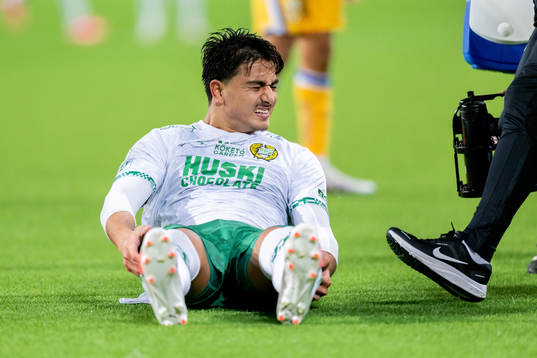 Hammarbys Jusef Erabi har ont