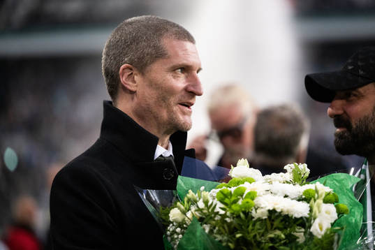 Hammarbys VD Richard von Yxkull i halvtid