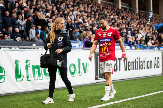 Degerfors Abdelkarim Mammar Chaouche har ont