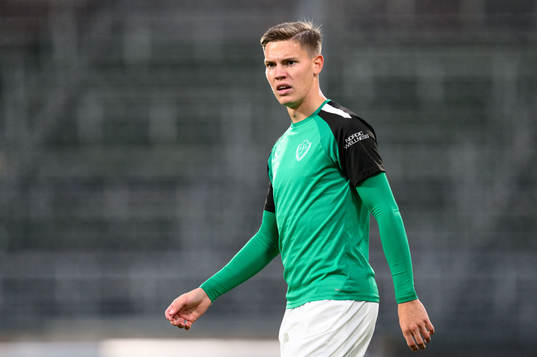 Jönköpings Södras Taylor Silverholt innan