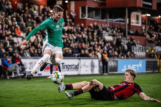 Jönköpings Södras Taylor Silverholt och Östersunds