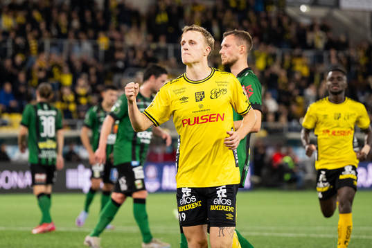 Elfsborgs Jeppe Møldrup Okkels jublar efter 2-1