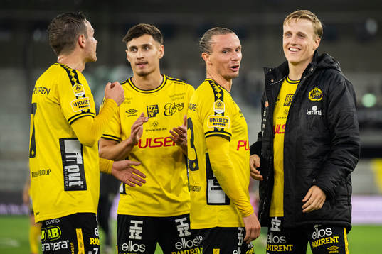 Elfsborgs Camil Jebara, Niklas Hult och Jeppe Møldrup
