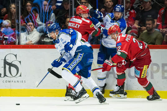 Leksands Max Veronneau och MoDos Adam Pettersson