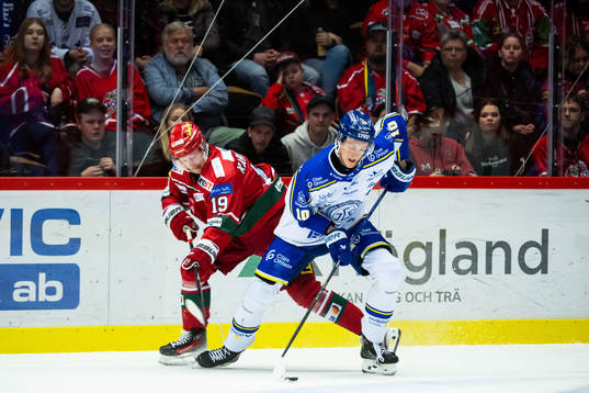 MoDos Erik Karlsson och Leksands Anton Johansson
