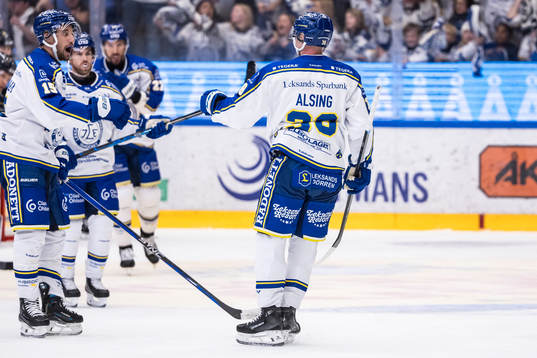 Leksands Olle Alsing jubel