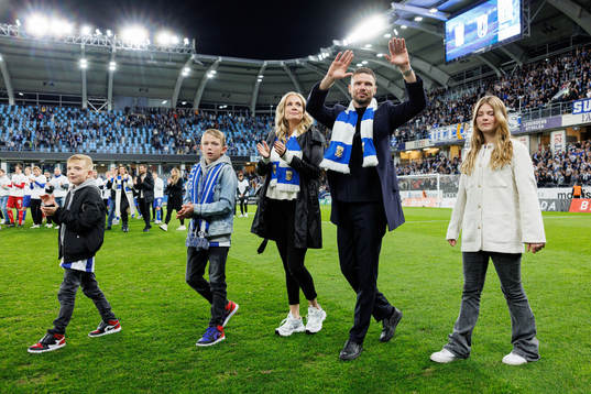 Marcus Berg med familj