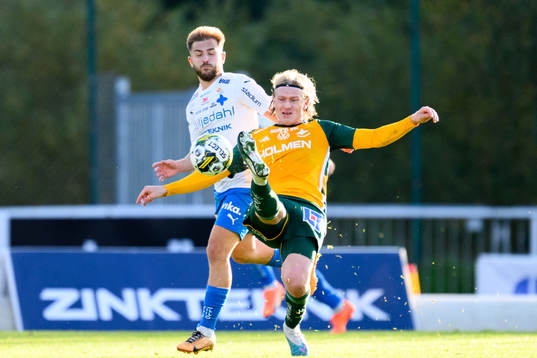 Värnamos Albion Ademi och IFK Norrköpings Daniel Fritz Eid